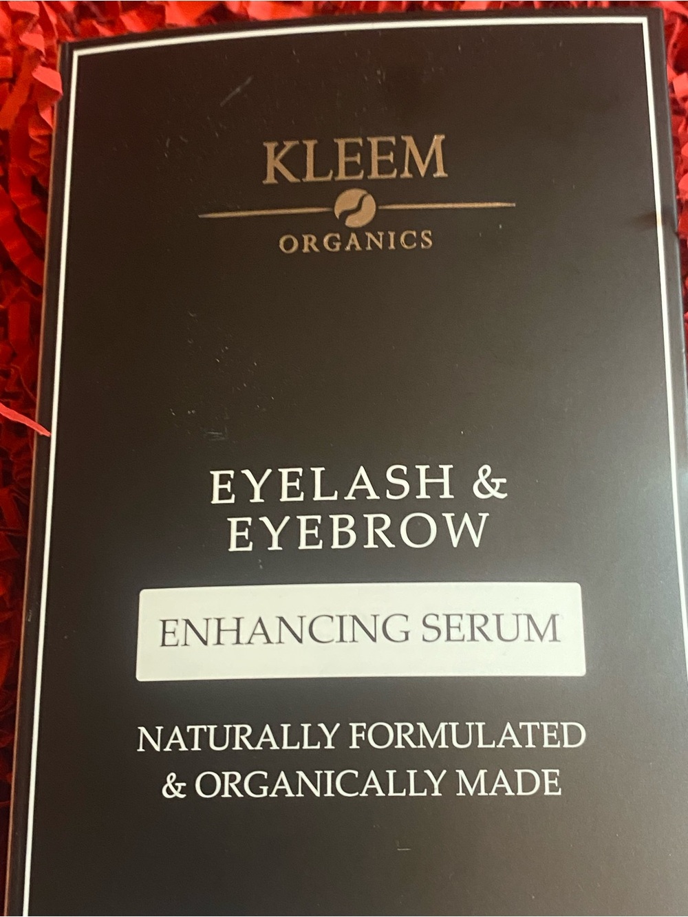 KLEEM Organics Eyelash & Eyebrow Enhancing Serum - Black Packaging